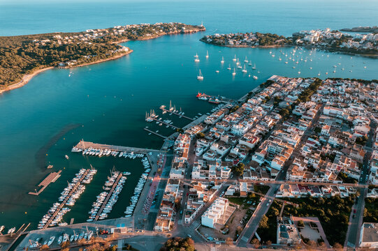 Portocolom, Mallorca, by drone