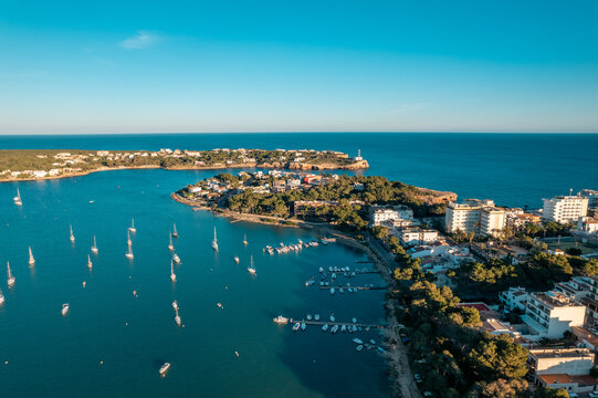Portocolom, Mallorca, by drone