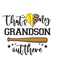 That's My Grandson Out There svg, Baseball svg, Clipart for Cricut, Grandson svg, That's my grandson svg,  Baseball Grandson SVG, That's My Grandson Out There Svg, Grandson Gift SVG, Digital Download 
