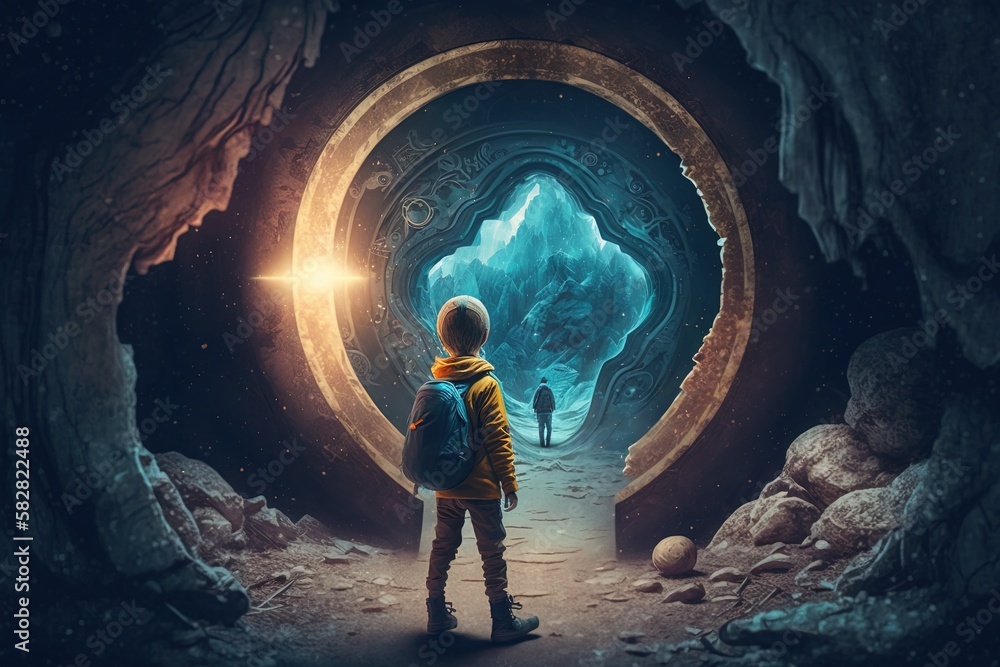 Poster discovering the mysteries of the unknown generative ai