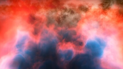 Universe filled with stars, nebula and galaxy
