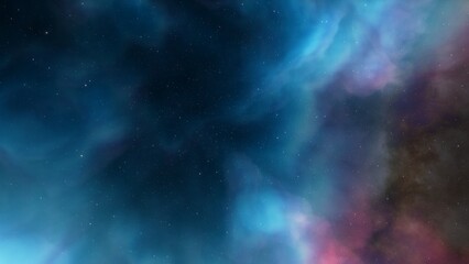 Universe filled with stars, nebula and galaxy
