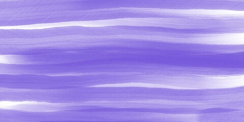 Abstract painted violet horizontal stripes. digital watercolor. background. Paintbrush lines.