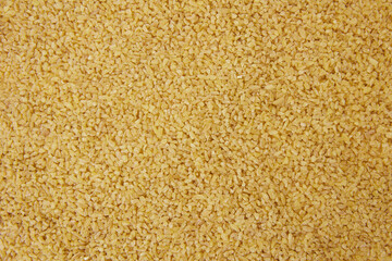 bulgur wheat background. bulgur wheat texture. top view