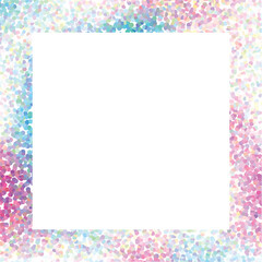 Remind blank note paper with copy space, colorful dotted pointillistic background