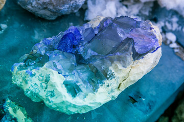 Blue Beauty: The Mesmerizing Benitoite Crystal