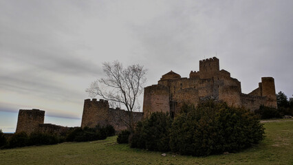 Medieval castle of Huesca in spain