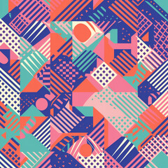 seamless pattern with colours