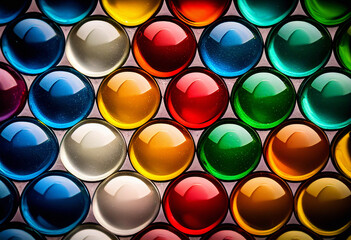 Colorful Marbles - Generative Ai