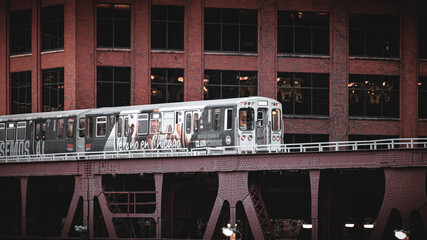 tram in Chicago