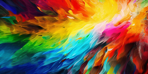 Fototapeta na wymiar abstract colorful rainbow background, texture, gay pride