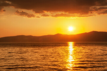 Obraz premium Sunset in Dalmatia