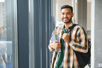 Happy indian male student at the university © Serhii