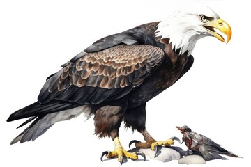 Fototapeta premium american bald eagle