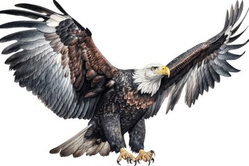 Obraz premium american bald eagle