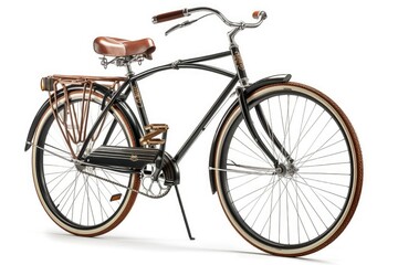 Fototapeta na wymiar vintage bicycle isolated on white
