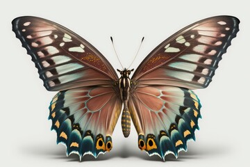 Fototapeta premium butterfly on white background