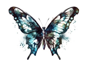 butterfly isolated on white background