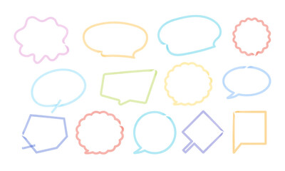 マーカー　吹き出し