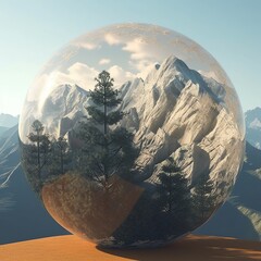 Nature inside of a sphere