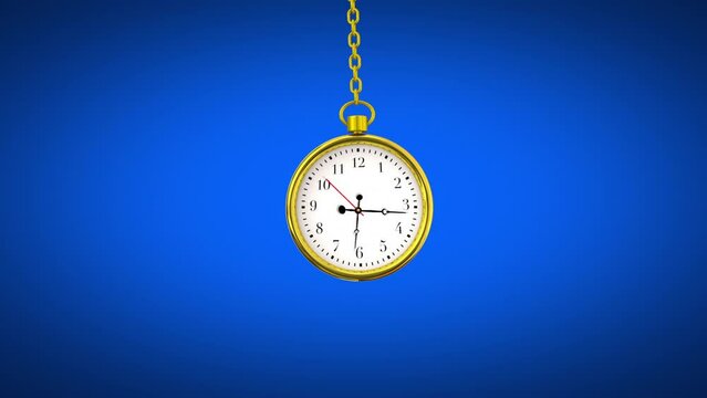 Stopwatch Timer Clock Countdown Deadline Reminder Time Passing 3d Animation