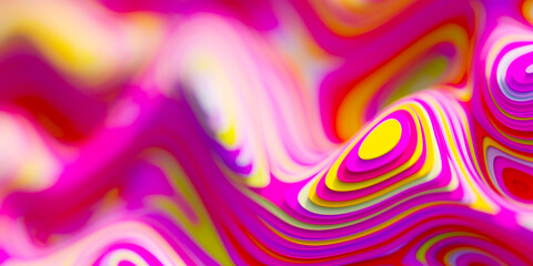 Obraz premium Abstract fractal background, original 3d rendering illustration with copy space
