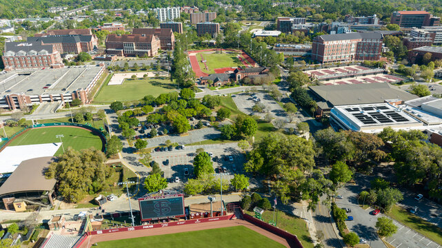 Aerial View Of Tallahassee, Florida. 