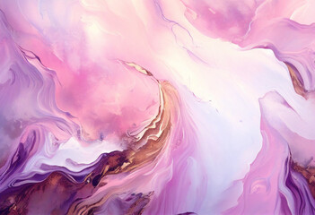 Pink Marble Texture Background, Abstract Artistic Backdrop, Generative AI