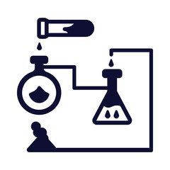 lab testing, medical lab, tube, medical lab testing tube icon