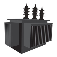 high voltage electrical transformer icon