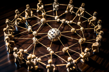 Networking of Centralized Productivity - 
(design created with generative ai technology)