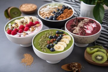 Smoothie Bowls - Plantbased fruit, nuts and seeds
