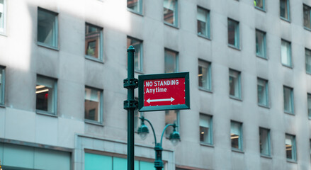 Obraz premium sign on the street