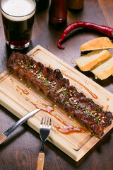 grilled pork ribs
