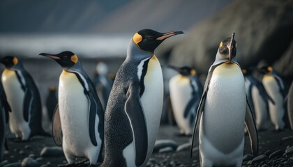 Kings of the Ice: The Majestic Penguins of the Antarctic, GENERATIVE AI