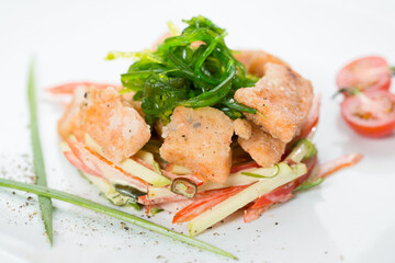 grilled salmon steak