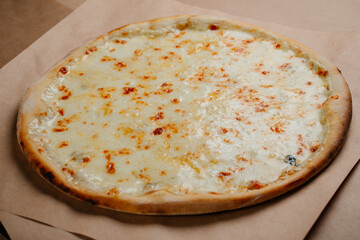 italian pizza four cheeses