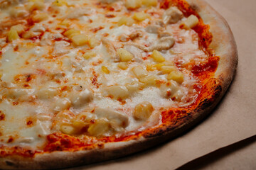 italian pizza four cheeses