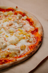 italian pizza four cheeses