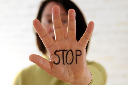 Stop, eine Frau sagt nein