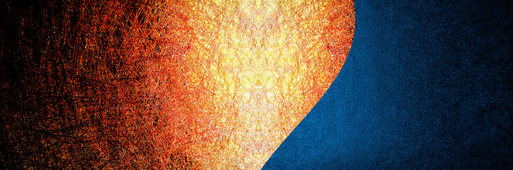 濃い青色のあるメッセージカード