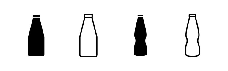Bottle icon vector for web and mobile app. bottle sign and symbol