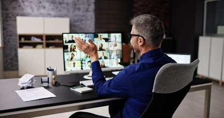 Video Conference Webinar Online Call Meeting