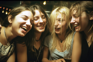 Teenager beim Feiern auf einer Party - Generative AI