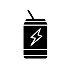 Energy drink vector icon, soda symbol. flat vector illustration for web site or mobile app.eps
