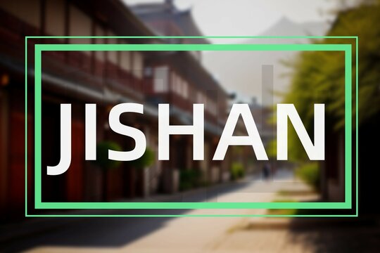 Jishan: Der Name der chinesischen Stadt Jishan in der Provinz Shanxi in der Pr&auml;fektur Yuncheng