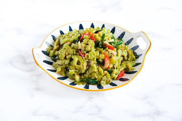 stir fried bitter melon or pare