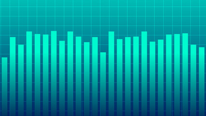 Abstract graph chart of stock market trade background.