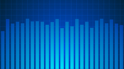 Abstract graph chart of stock market trade background.