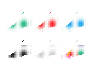 中国地方　地図（スクエア⑤）